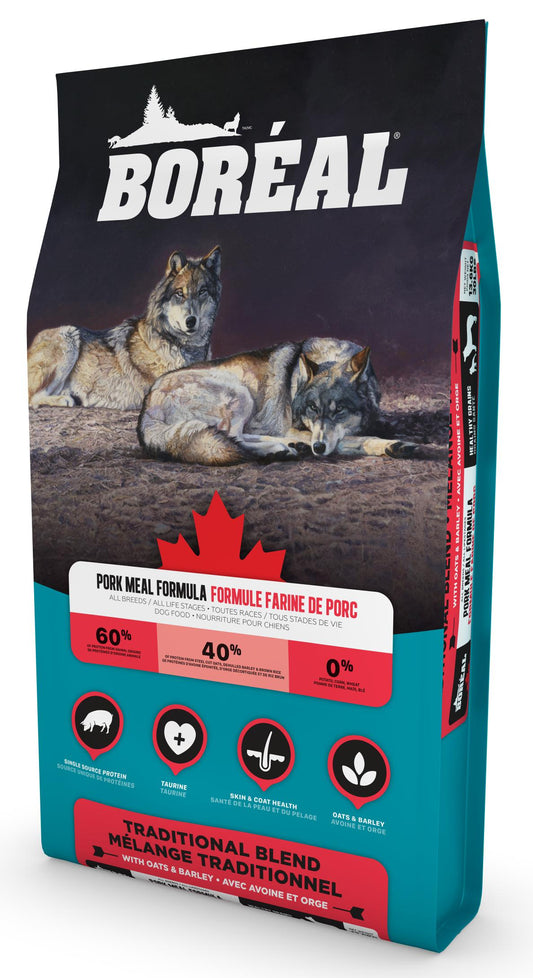 Boreal Traditional Blend Pork Meal Formula Dry Dog Food, 16.8-kg (Size: 16.8-kg)