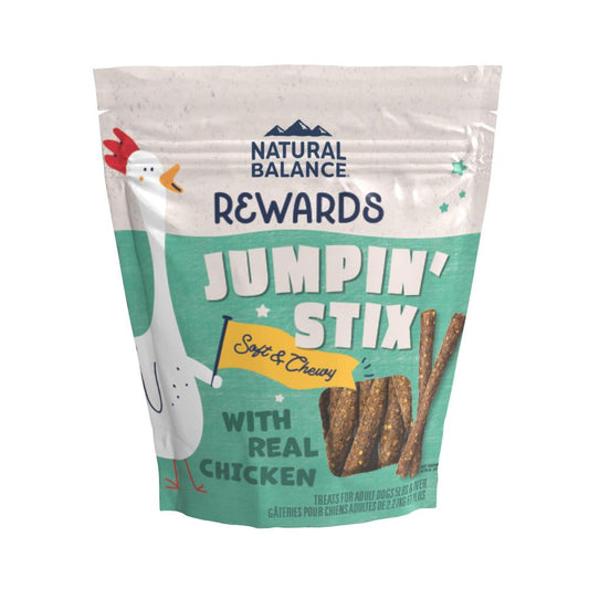 Natural Balance Rewards Jumpin' Stix with Real Venison Dog Treats, 4-oz (Size: 4-oz)