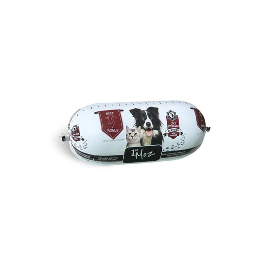 1st Moz 100 % Raw Roll Beef Dog & Cat Food, 450-gram (Size: 450-gram)