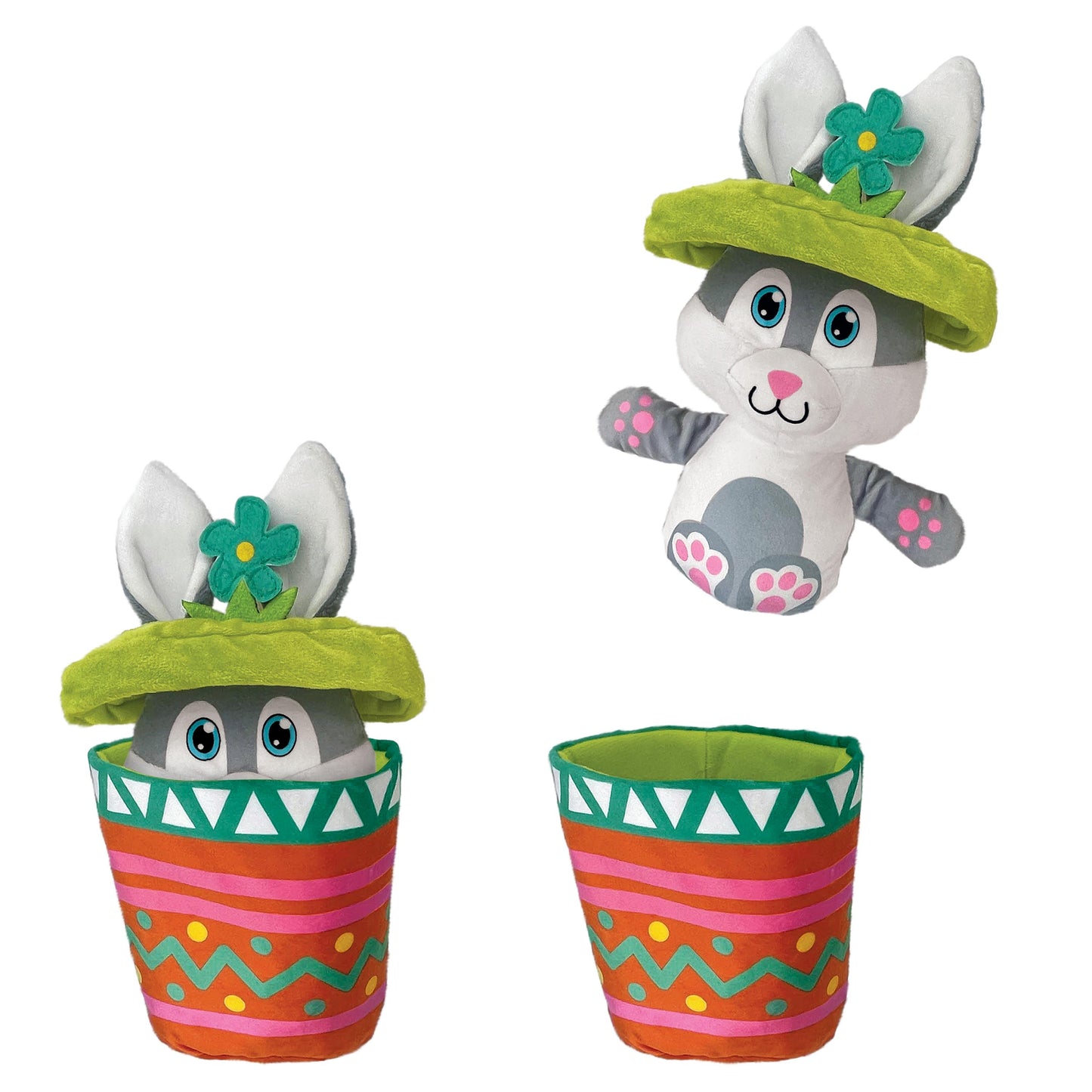 KONG Puzzlements Surprise Flower Pot Dog Toy, Medium (Size: Medium)