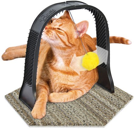 Omega Paw Arch Groomer for Cats, Black