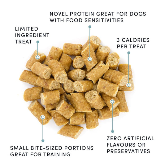 Crumps' Naturals Mini Trainers Duck Dog Treats, 132-gram