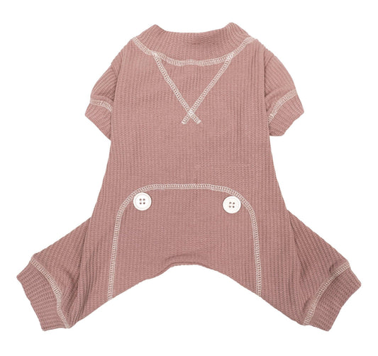 foufouBRANDS Thermal Dog Pajamas, Pink, XX-Large (Size: XX-Large)