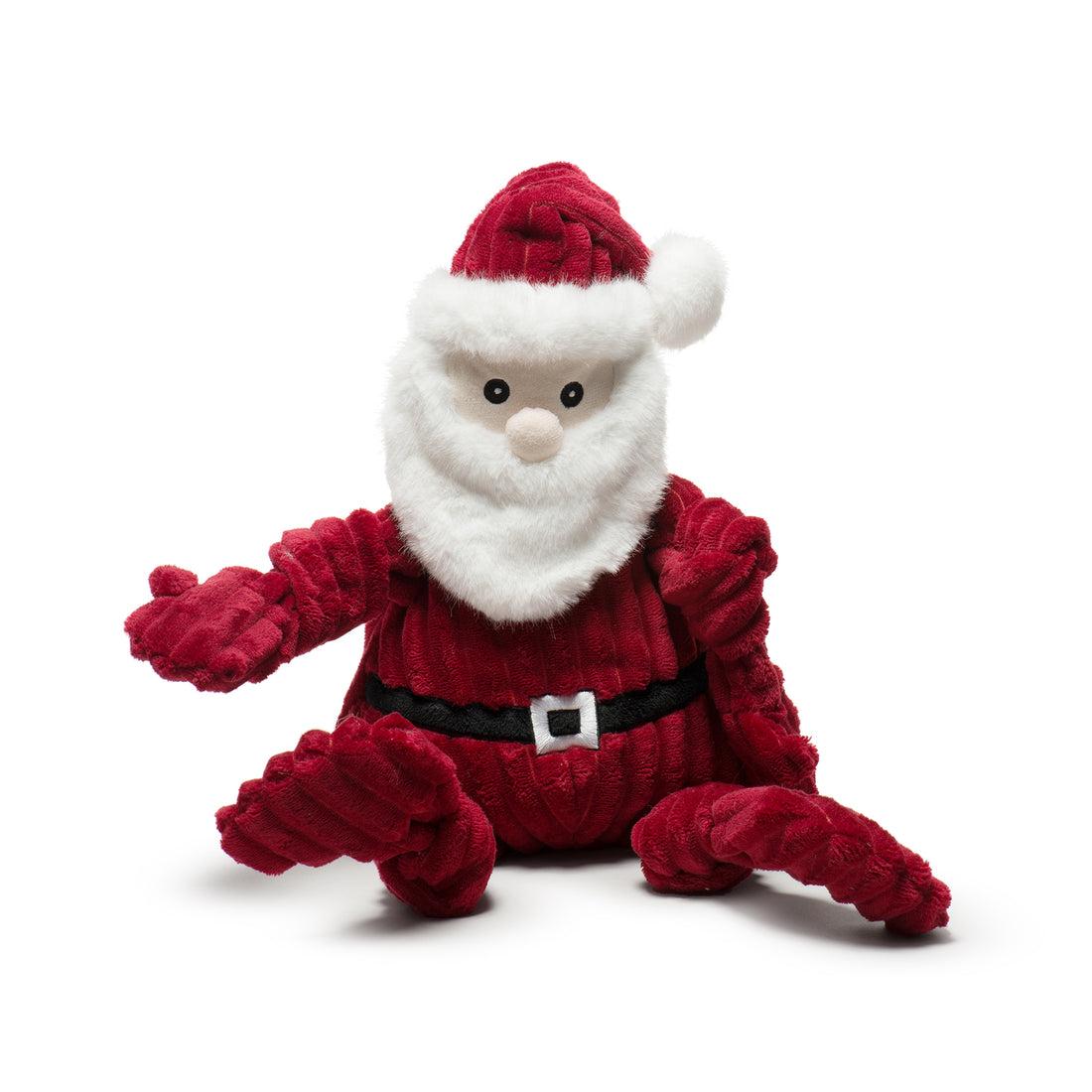 HuggleHounds St. Nick Knottie Holiday Dog Toy Small