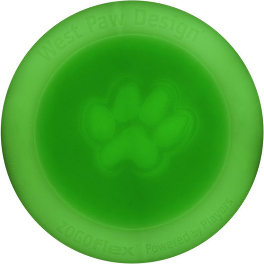 West Paw Zogoflex Zisc Dog Toy, Glow, Small