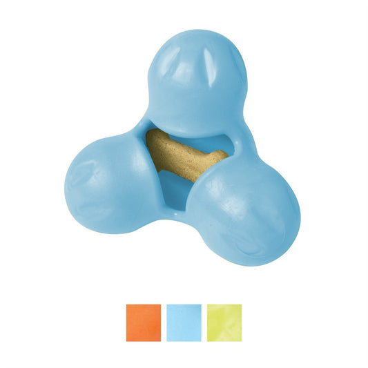 West Paw Zogoflex Large Tux Dog Toy, Aqua Blue