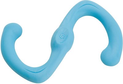 West Paw Zogoflex Bumi Dog Toy, Aqua Blue, Large (Size: Large)