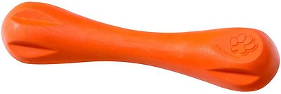 West Paw Zogoflex Hurley Dog Toy, Tangerine, Large (Size: Large)