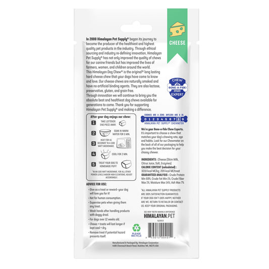 Himalayan Pet Supply Dog Chew, Cheese, Medium