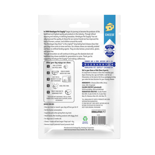 Himalayan Pet Supply Dog Chew, Cheese, Small