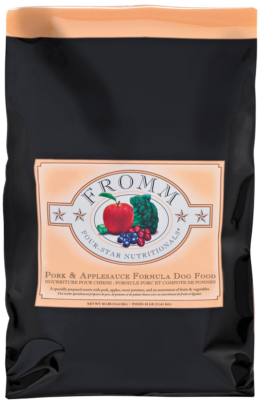 Fromm Four-Star Nutritionals Pork & Applesauce Dry Dog Food, 26-lb (Size: 26-lb)