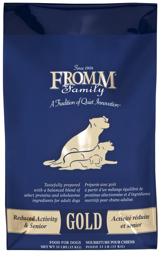 Fromm Family Gold Reduced Activity & Senior Dry Dog Food, 30-lb