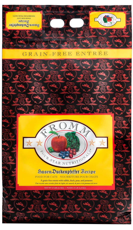 Fromm Four-Star Nutritionals Hasen Duckenpfeffer Dry Cat Food, 4-lb (Size: 4-lb)