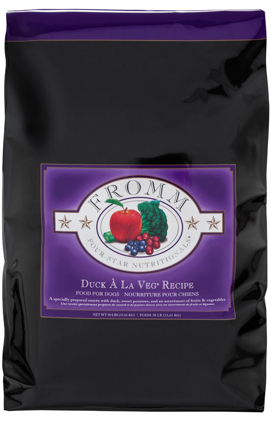 Fromm Four-Star Nutritionals Duck A La Veg Dry Dog Food, 4-lb (Size: 4-lb)