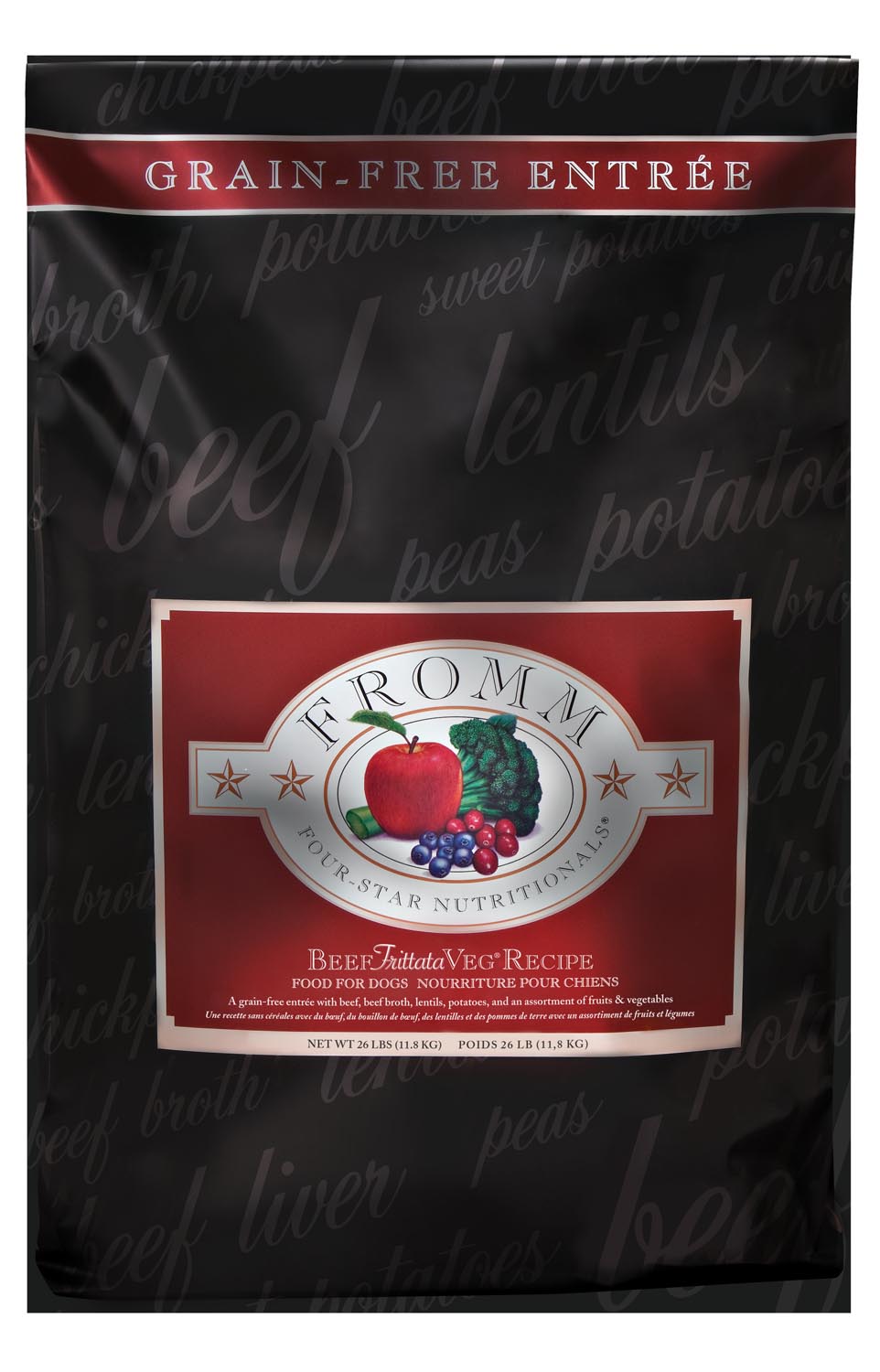 Fromm Four-Star Nutritionals Beef Frittata Veg Dry Dog Food, 4-lb (Size: 4-lb)