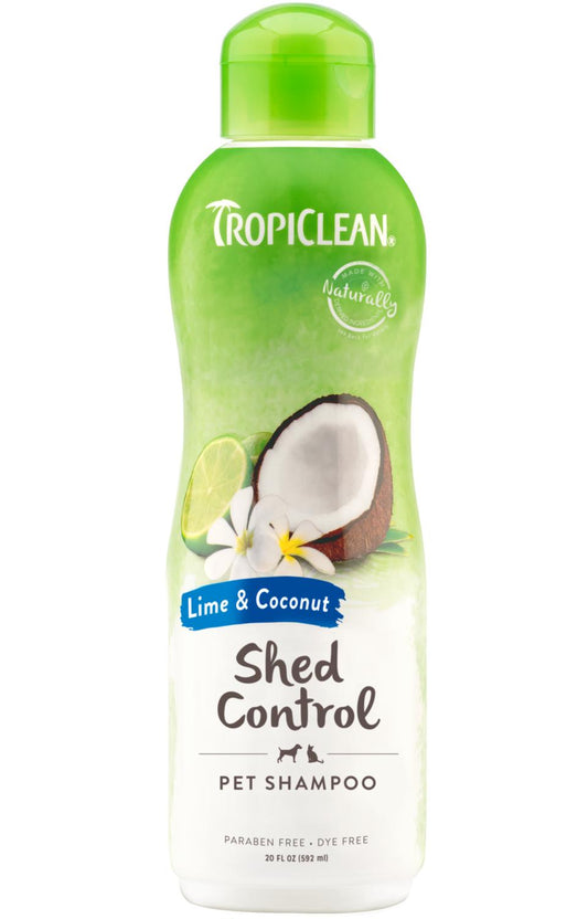 Tropiclean Lime & Coconut Shed Control Pet Shampoo, 20-oz (Size: 20-oz)