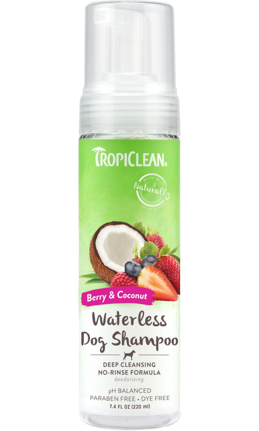 Tropiclean Deep Cleansing Waterless Dog Shampoo, 7.4-oz (Size: 7.4-oz)