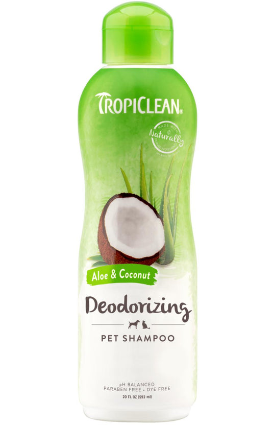 Tropiclean Aloe & Coconut Deodorizing Pet Shampoo, 20-oz (Size: 20-oz)