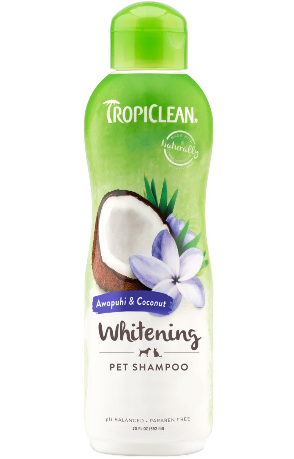 Tropiclean Awapuhi & Coconut Whitening Pet Shampoo, 20-oz (Size: 20-oz)