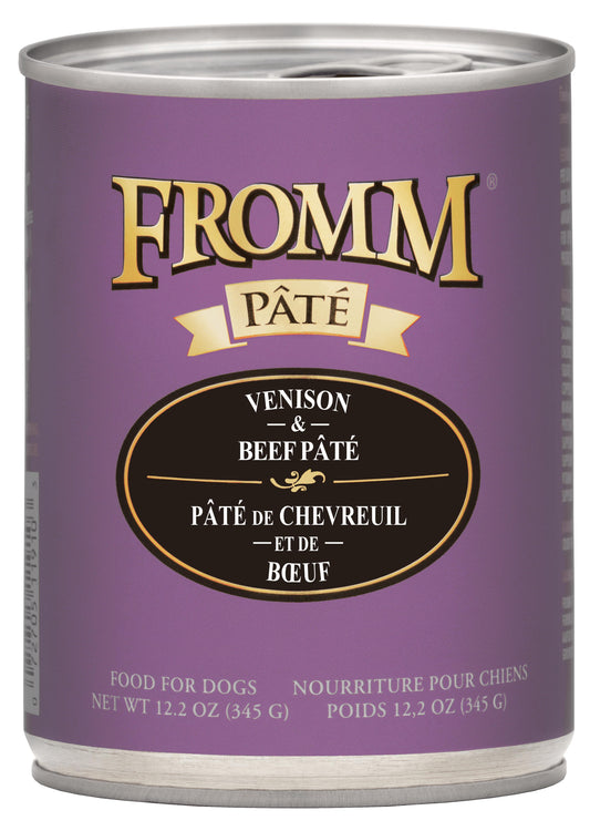 Fromm Venison & Beef Pate Canned Dog Food, 12.2-oz (Size: 12.2-oz)