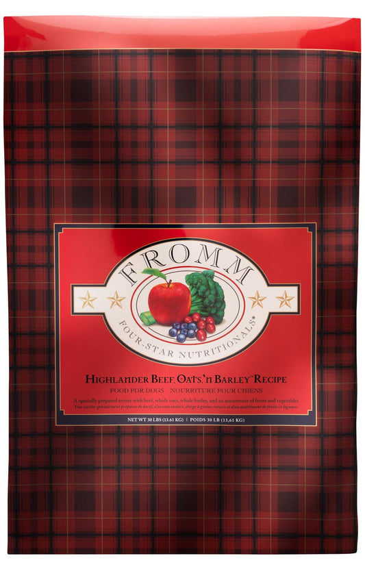 Fromm Four-Star Nutritionals Highlander Beef, Oats, & Barley Dry Dog Food, 4-lb (Size: 4-lb)