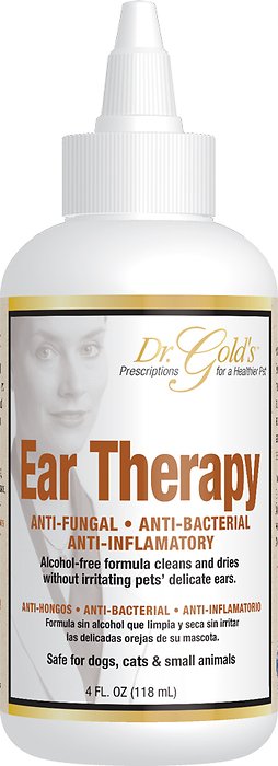 Dr. Gold's Ear Therapy for Dogs & Cats, 4-oz bottle