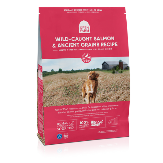 Open Farm Wild-Caught Salmon & Ancient Grains Recipe Dry Dog Food, 22-lb (Size: 22-lb)