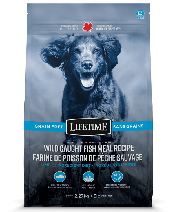 Lifetime Wild Caught Fish Meal Recipe Grain Free Dry Dog Food, 25-lb (Size: 25-lb)