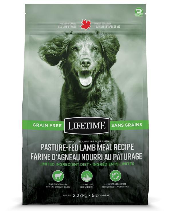 Lifetime Pasture-Fed Lamb Meal Recipe Grain Free Dry Dog Food, 25-lb (Size: 25-lb)