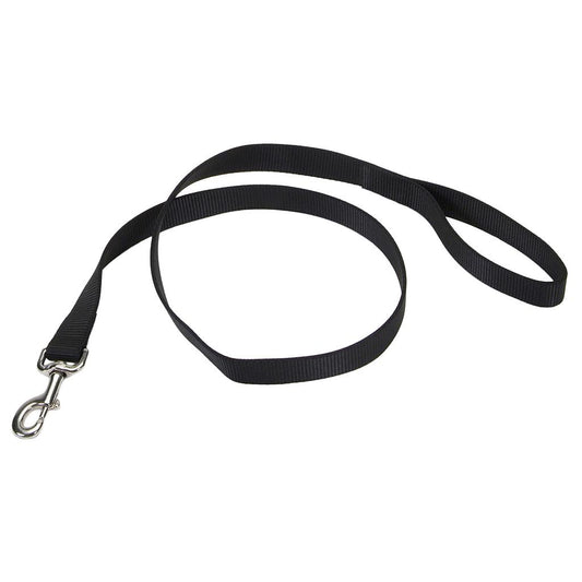Coastal Single-Ply Dog Leash, Black, 3/4-in x 6-ft (Size: 3/4-in x 6-ft, Color: Black)