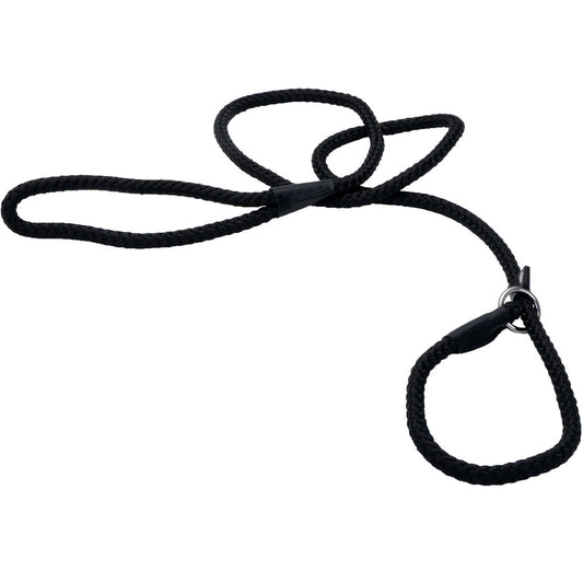 Coastal Rope Slip Dog Leash, Black, 6-ft (Size: 6-ft)