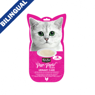 Kit Cat®  - Purr Purees® Plus+ - Urinary Care: Chicken & Cran - 4x15g