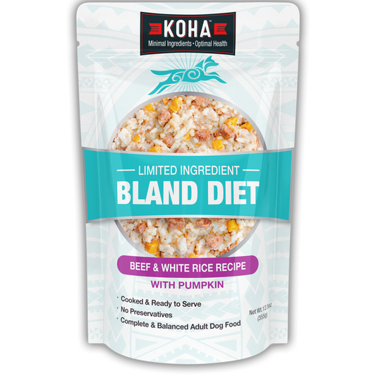 KOHA Bland Diet - Beef + White Rice - 12.8-oz