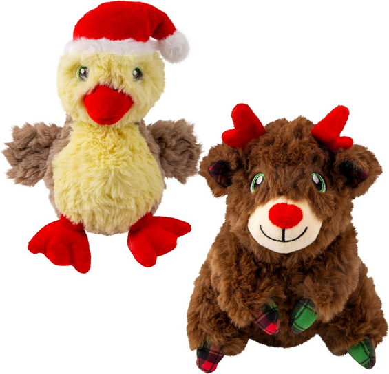 KONG Holiday Comfort Tykes Assorted Dog Toy, Small