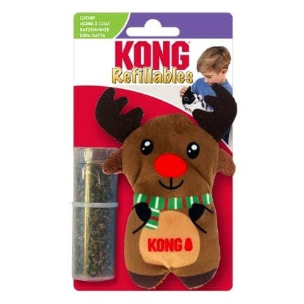 KONG 2024 Holiday Cat Refill Reindeer