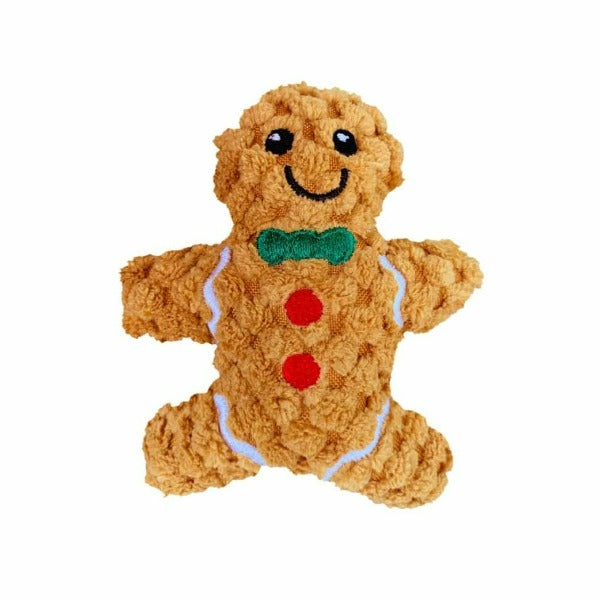 KONG 2024 Holiday Cat Scrattles Gingerbread Toy