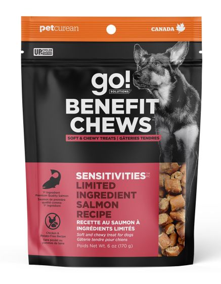Go! Benefit Chews - Dog - LID Salmon Treat - 170g
