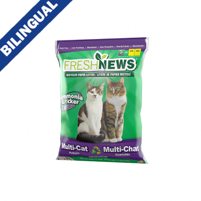 Fresh News® Multi-Cat Pellet Litter 25 lb