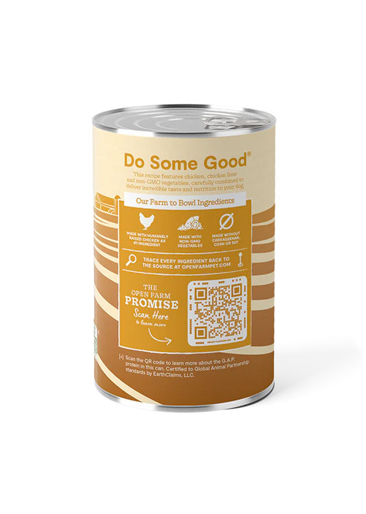 Open Farm Grain Free Harvest Chicken Recipe Wet Dog Food 12.5oz