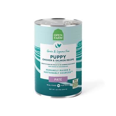 Open Farm® Puppy Chicken & Salmon Recipe Pâté Wet Dog Food 12.5oz