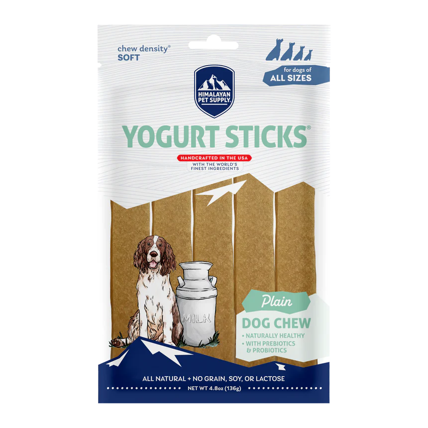 Himalayan Pet Supply Health & Wellness Yogurt Sticks Plain Dog Treats, 4.8-oz