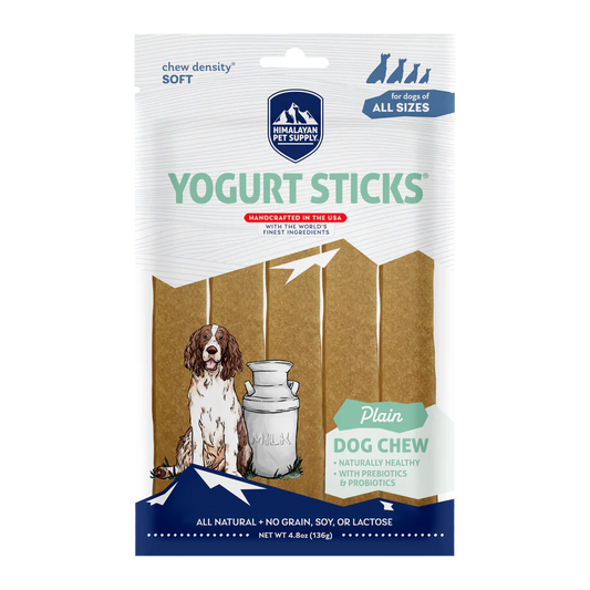 Himalayan Pet Supply Health & Wellness Yogurt Sticks Plain Dog Treats, 4.8-oz