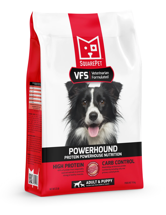 SquarePet VFS® Powerhound™ Red Meat Formula, 22lb