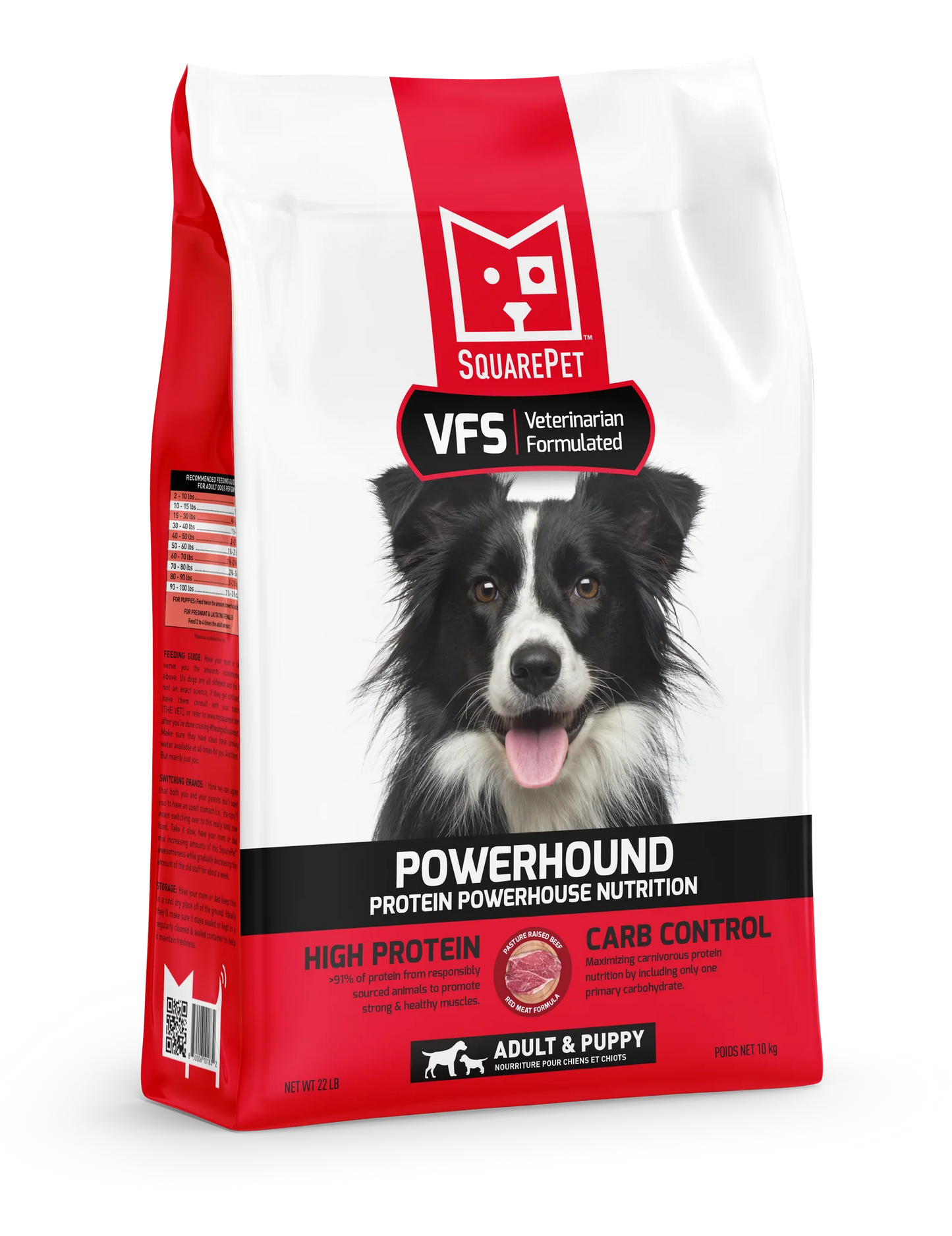 SquarePet VFS® Powerhound™ Red Meat Formula, 4.4lb