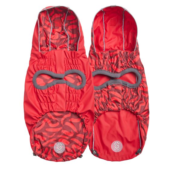 Gf Pet - Reversible Raincoat - Red - XS - Dog