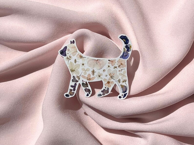 Forage For Flora - Siamese Cat Vinyl Sticker