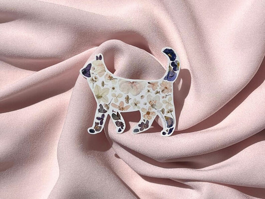 Forage For Flora - Siamese Cat Vinyl Sticker