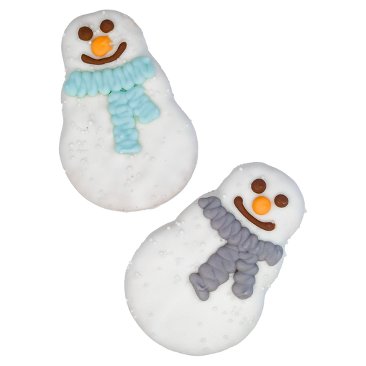 Bosco & Roxy's - Snowmen with Scarf Dog Biscuit - Assorted