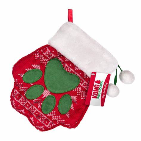 KONG 2024 Holiday Stocking Paw Large