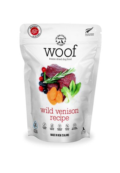 NZ Natural Woof Wild Venison Freeze-Dried Dog Food 1-kg Courtice Ontario